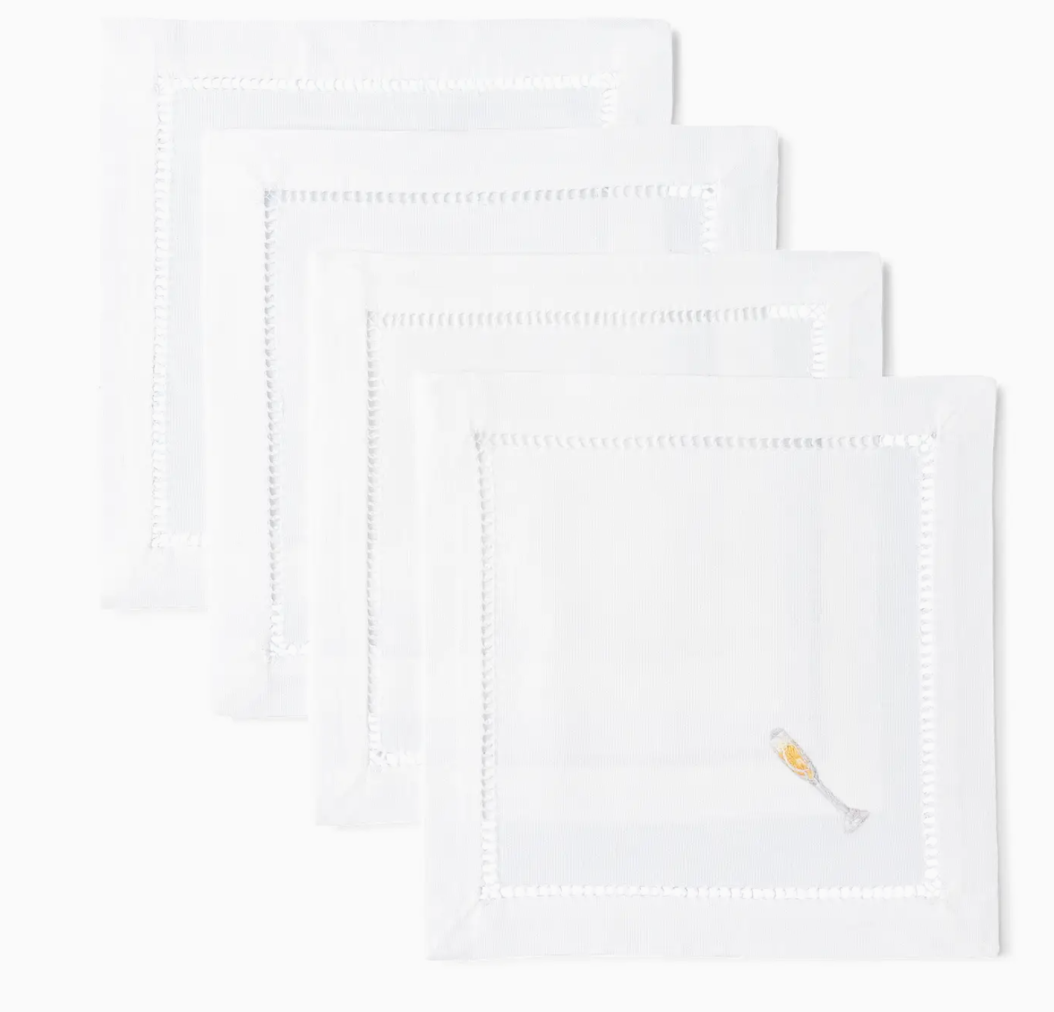 S/4 Champagne Cocktail Napkin are an ideal gift for any champagne enthusiast 