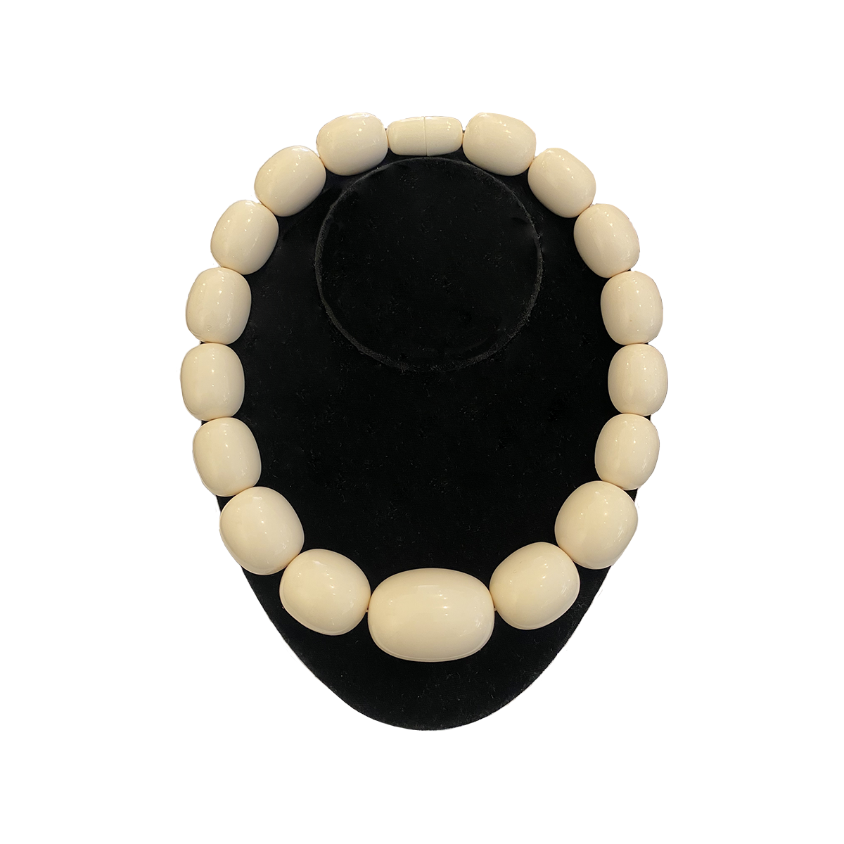 Ivory bead necklace discount