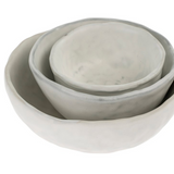 S/3 Organic Stoneware Bowls