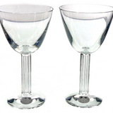 Set of 8 "Lyra" Baccarat Water Glasses
