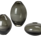 Mini Smoke Glass Vases