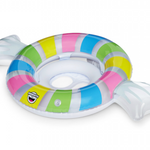 The new Lil’ Float pool float line is dual-chambered for stability, featuring a secure & comfy seat with openings designed for babies and toddlers.