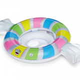 The new Lil’ Float pool float line is dual-chambered for stability, featuring a secure & comfy seat with openings designed for babies and toddlers.