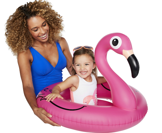 The new Lil’ Float pool float line is dual-chambered for stability, featuring a secure & comfy seat with openings designed for babies and toddlers.