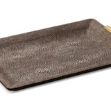 Aerin Shagreen Vanity Tray Chocolate