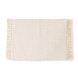 Woven Cotton Ivory Mats