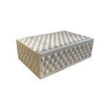 White Button Horn Box