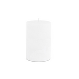 4" x 6" White Wax Candle