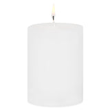 3" x 4" White Wax Candle