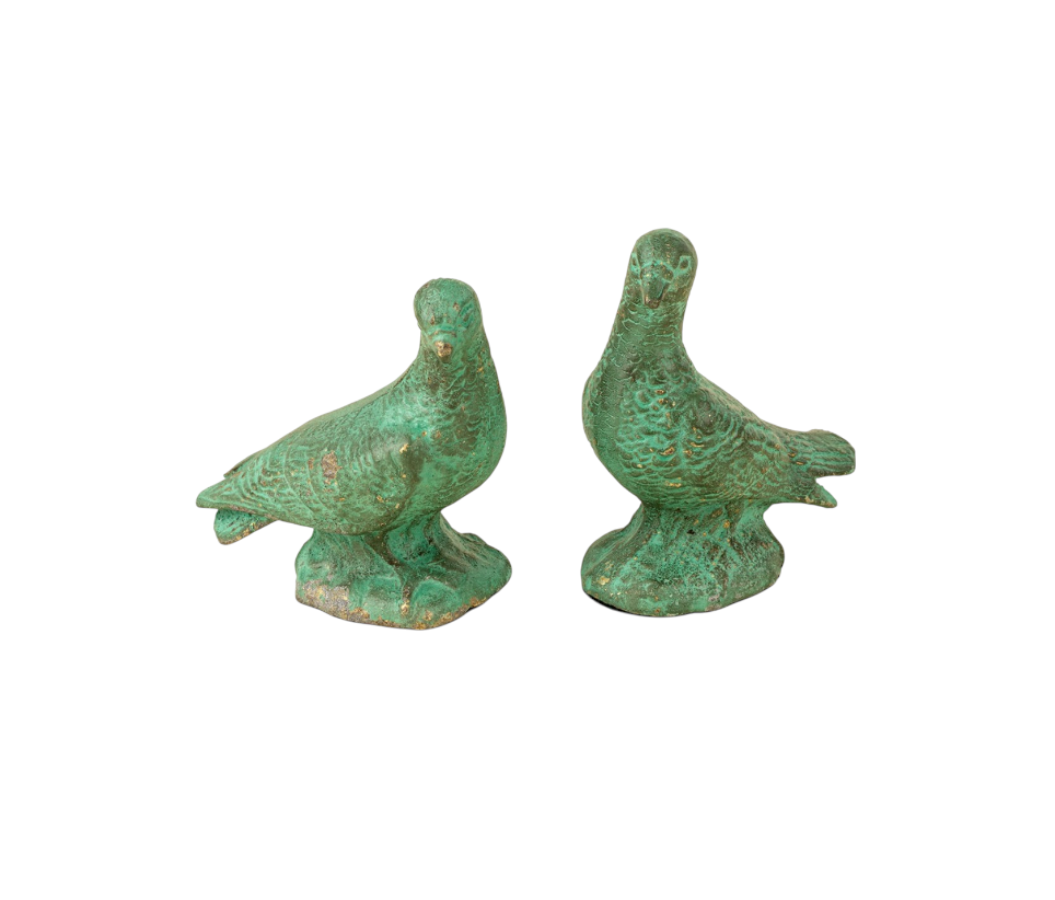 Aged Copper Dove bring a sense of quiet charm to your home with the Aged Copper Dove. This sculptural accent captures a vintage-inspired silhouette with a rustic green copper finish, offering a subtle nod to old-world craftsmanship while feeling perfectly at home in modern interiors.
