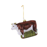 Folk Art Bull Ornament