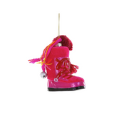 Pink Snow Boot Ornament