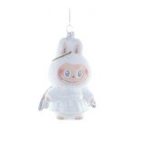 Fuzzy Monster Labubu Angel Ornament