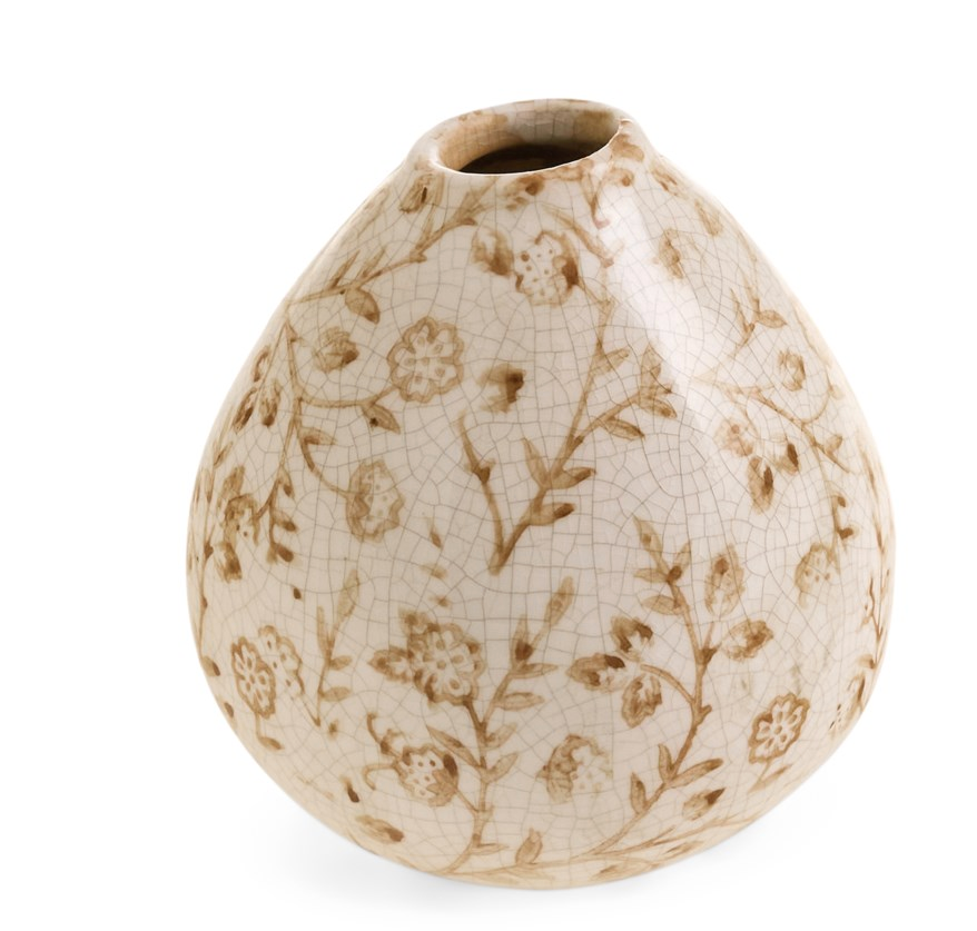 This organic-shaped Floral Bud vase is a unique and beautiful addition to your home decor