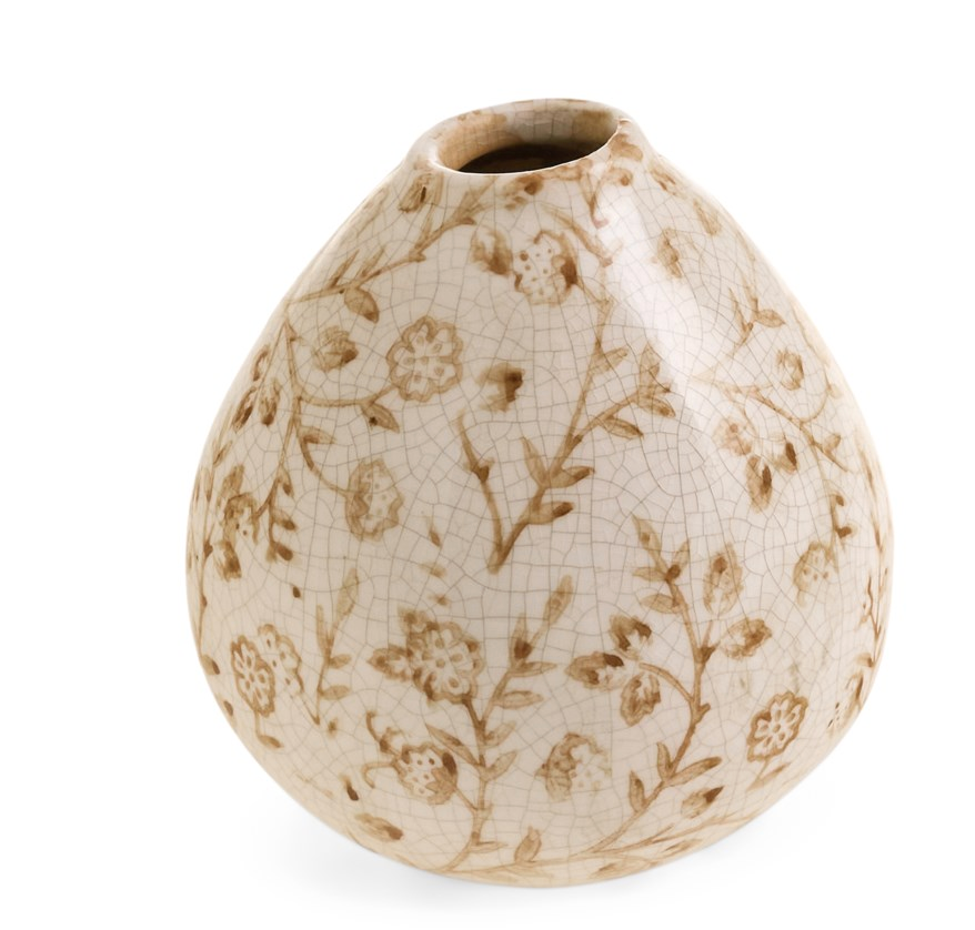 This organic-shaped Floral Bud vase is a unique and beautiful addition to your home decor