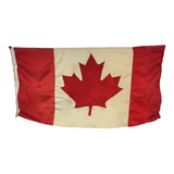 Vintage Wool Canadian Flag