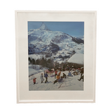 Slim Aarons "Zermatt Skiing" Print
