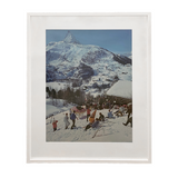 Slim Aarons Zermatt Skiing Print