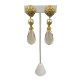 French Acrylic Droplet Earrings