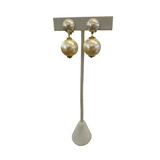 French Pearl Drop Earrings