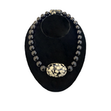 French Speckled Accent Necklace