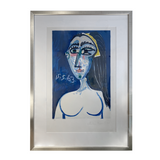 Framed "Buste de Femme" by Pablo Picasso