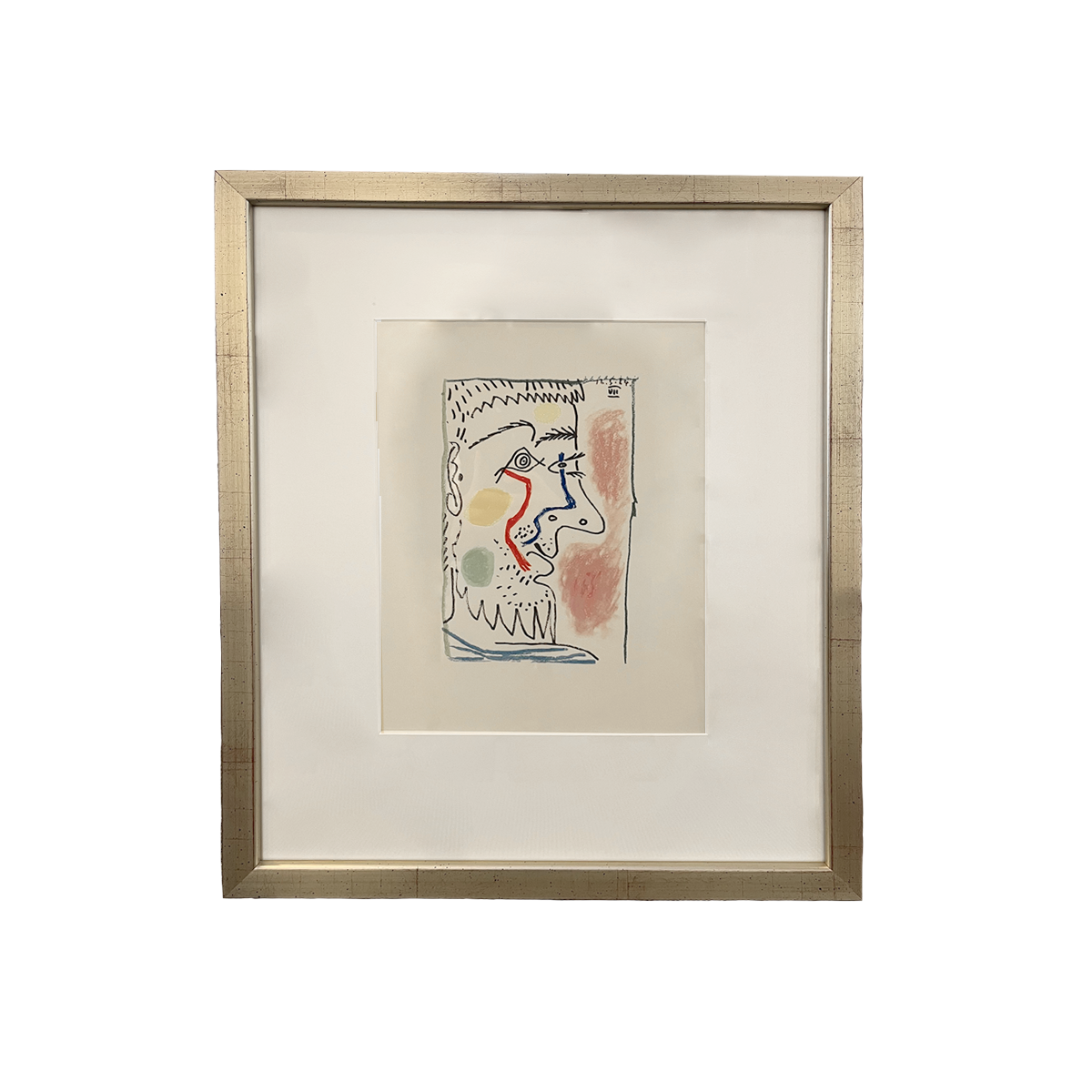 Framed Pablo Picasso "Le Gout de Bonheur" Drawings