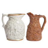 Antique Staffordshire Stoneware Jugs