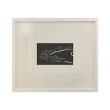 French Race Car Lithograph