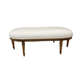 Louis XVI Style Oval Bench