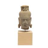 Antique Sandstone Head of Bodhisattva