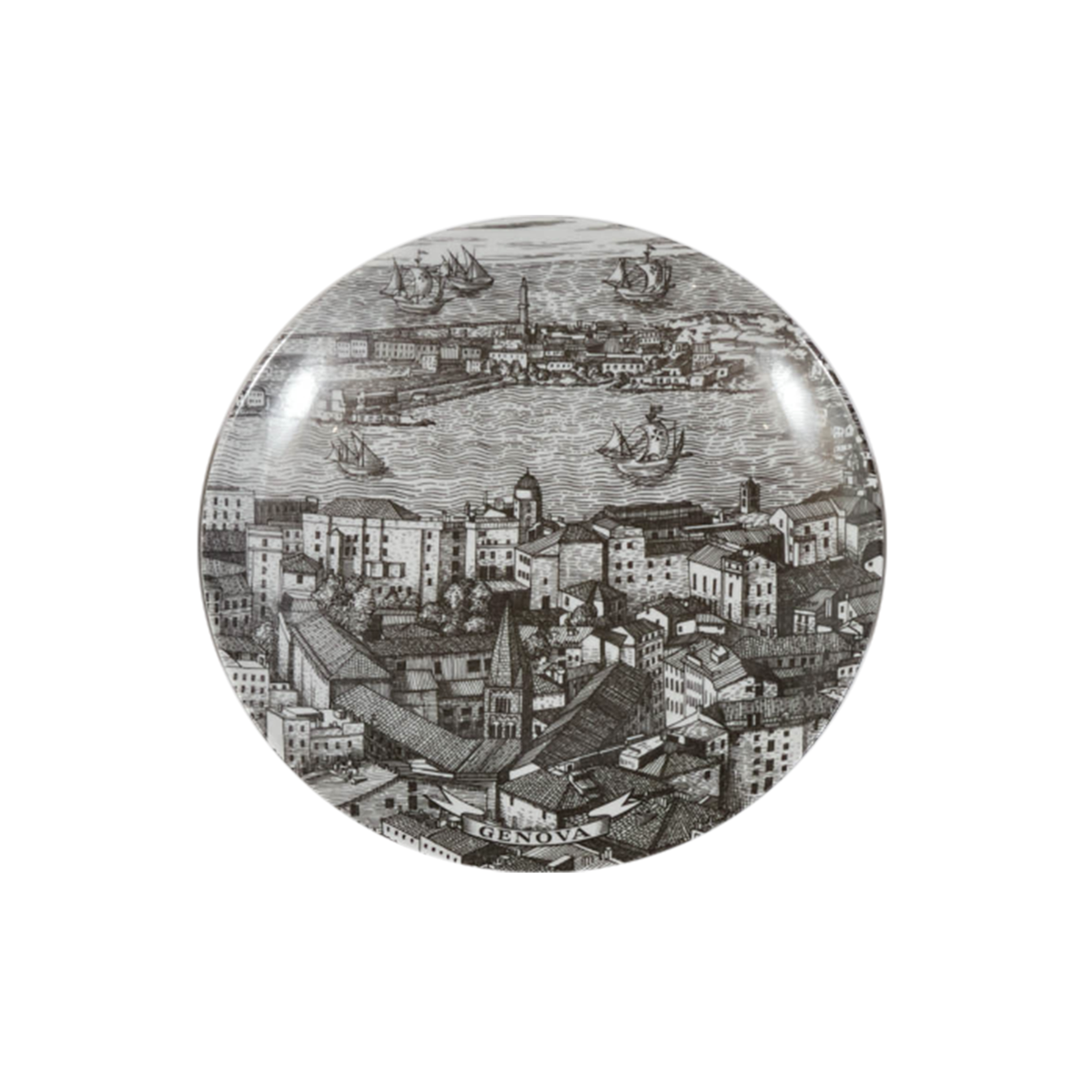 Piero Fornasetti 'Citta D'Italia' Plates