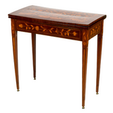 Antique Dutch Marquetry Inlaid Games Table