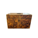 Antique Tortoiseshell Tea Caddy