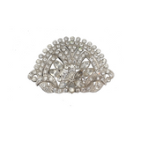 Vintage Deco Rhinestone Brooch