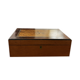 Wooden lap desk Box with Inlaid Star