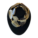 French Horn Flat Bead Necklace