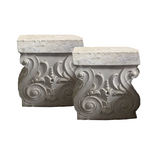 Pair of Vintage Garden Bench Supports