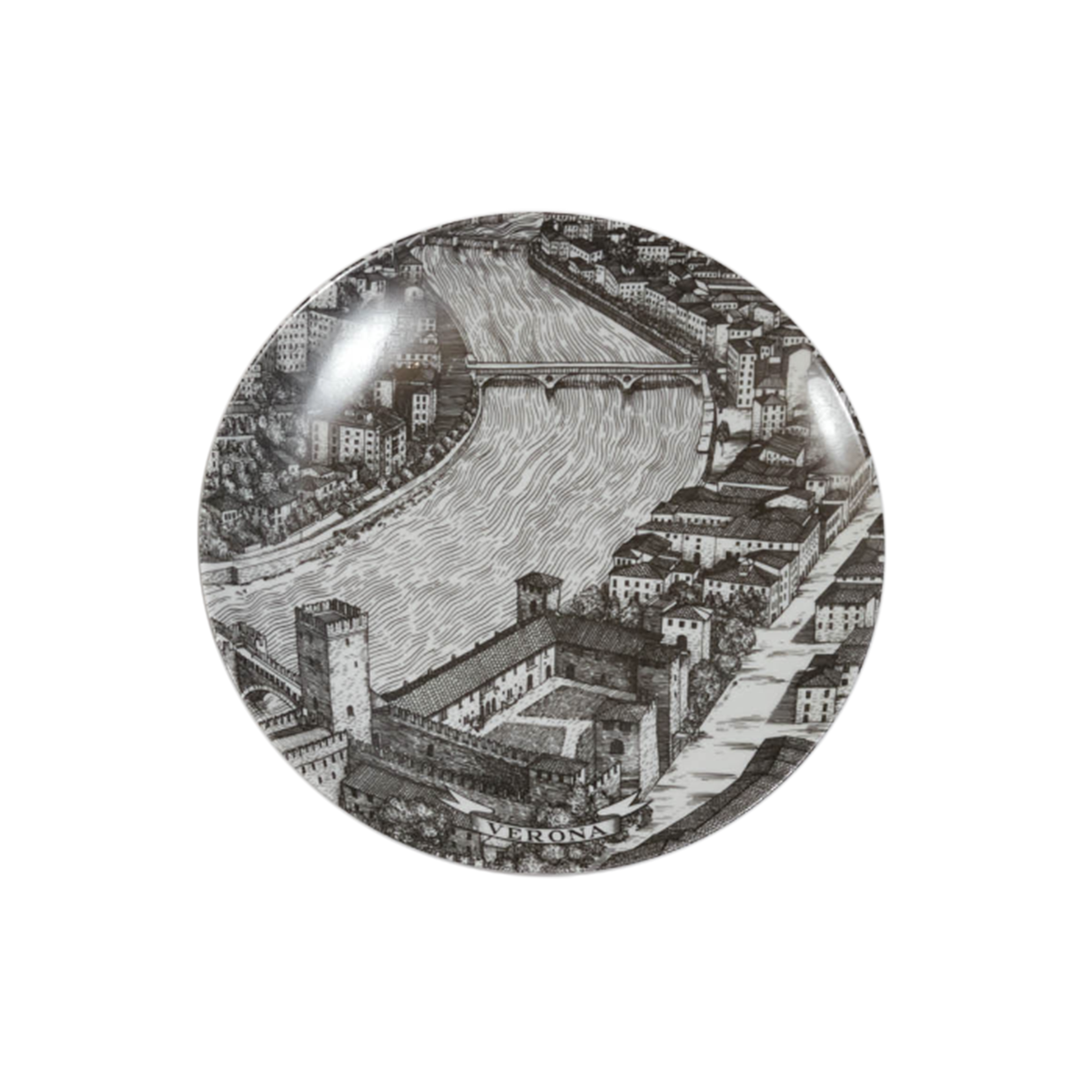 Piero Fornasetti 'Citta D'Italia' Plates