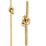 These Gold Knot Cocktail Picks are perfect for adding a touch of sophistication to your drinks, this elegant pick features a beautifully crafted knot design at the top.