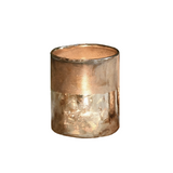 Rustic Silver Glass Votives