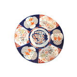 Japanese Imari Porcelain, Blue, White and Red Plate (1868-1912)