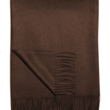 Baby Alpaca Chocolate Brown Throw