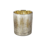 Frosted Pine Trees Votive