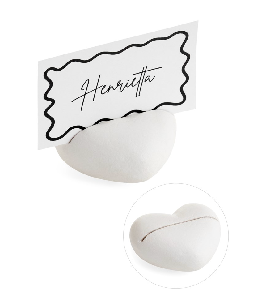 S/6 Paper Mache Heart Place Card Holders&nbsp; are ideal gift for any entertaining&nbsp; enthusiast
