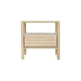 Light Oak Bedside Table