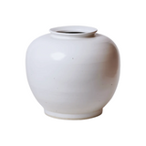 Round Rustic Porcelain Vase