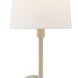 Barbara Barry White Sconce with Linen Shade