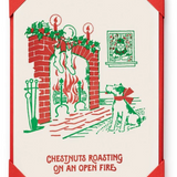 Chestnuts Roasting Holiday Cards