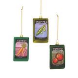 Vegetable Seed Pack Ornament